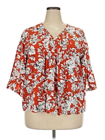 Fun2Fun 3/4 Sleeve Blouse (view 1)