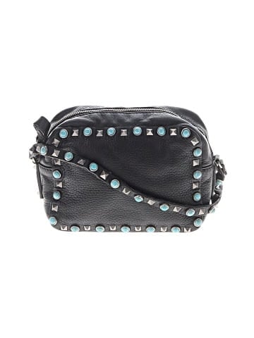 Valentino Leather Rolling Rockstud Crossbody Bag (view 1)