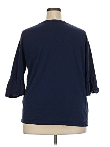 Roaman's 3/4 Sleeve T-Shirt (view 2)