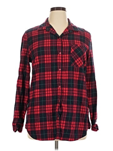 Banana Republic Factory Store Long Sleeve Button-Down Shirt (view 1)