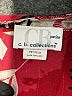 c.b. collections 100% Polyester Floral Red 3/4 Sleeve Blouse Size M (petite) - photo 7