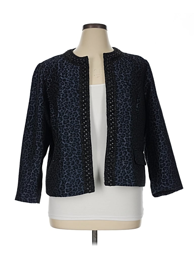 Pre-owned Chico's Kimono In Blue