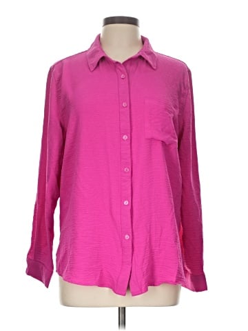 Fashion Nova Long Sleeve Button-Down Shirt (view 1)
