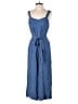 Gap 100% Rayon Polka Dots Blue Jumpsuit Size 6 - photo 1