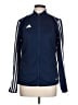 Adidas 100% Polyester Blue Track Jacket Size L - photo 1