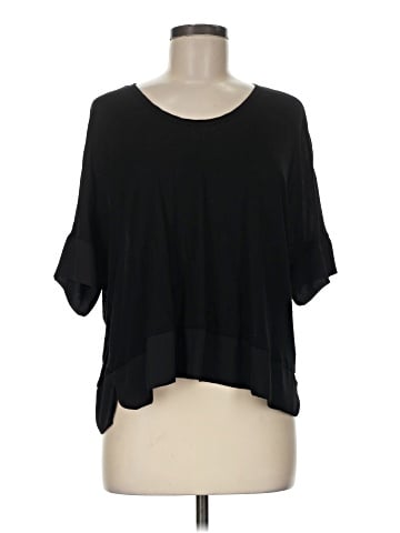 Zara W&B Collection 3/4 Sleeve T-Shirt (view 1)