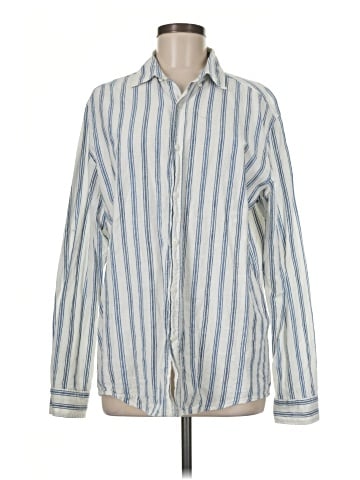 Pull&Bear Long Sleeve Button-Down Shirt (view 1)