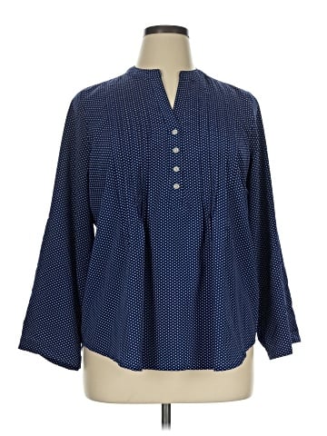 Notations Long Sleeve Blouse (view 1)