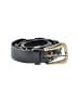 Sundance Black Leather Belt Size S - photo 1