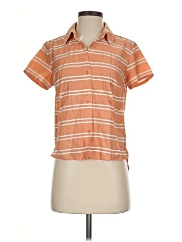 CAbi Short Sleeve Button-Down Shirt (view 1)