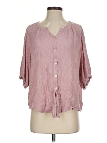 Velvet by Graham & Spencer Short Sleeve Blouse (view 1)