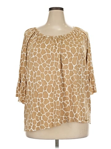 MICHAEL Michael Kors 3/4 Sleeve Blouse (view 1)