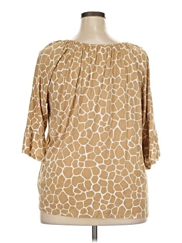 MICHAEL Michael Kors 3/4 Sleeve Blouse (view 2)