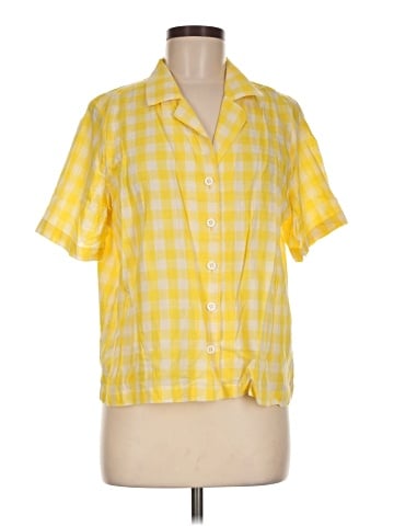 a.n.a. A New Approach Short Sleeve Blouse (view 1)