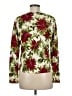 Talbots Floral White Cardigan Size Med Petite - photo 2