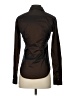 Theory Metallic Brown Long Sleeve Blouse Size S - photo 2