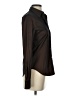 Theory Metallic Brown Long Sleeve Blouse Size S - photo 4