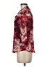 c.b. collections 100% Polyester Floral Red 3/4 Sleeve Blouse Size M (petite) - photo 5