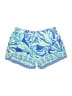 Lilly Pulitzer 100% Rayon Paisley Blue Shorts Size S - photo 1