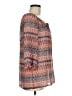 Max Studio 100% Polyester Aztec Or Tribal Print Chevron-herringbone Graphic Orange 3/4 Sleeve Blouse Size M - photo 4