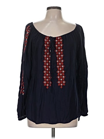 Karen Kane Long Sleeve Blouse (view 1)