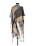 2 Chic 100% Polyester Gray Tan Kimono One size - photo 2