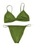 Parade Solid Green Two Piece Swimsuit Size 2X - photo 1