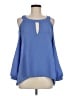 Three Eighty Two 100% Polyester Blue 3/4 Sleeve Blouse Size M - photo 1