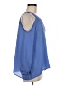 Three Eighty Two 100% Polyester Blue 3/4 Sleeve Blouse Size M - photo 4