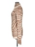 Express Animal Print Brown Turtleneck Sweater Size L - photo 5