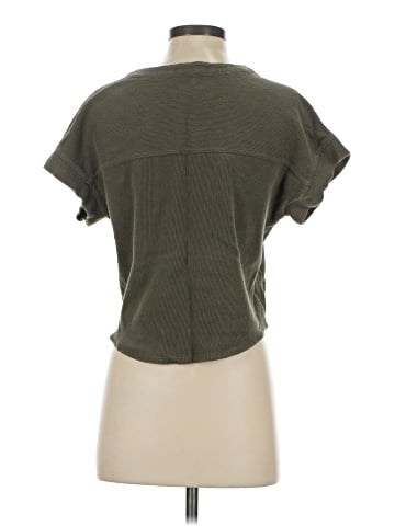 Madewell Ottoman Jacquard V-Neck Boxy Top (view 2)