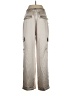 BCBGeneration 100% Polyester Silver Cargo Pants Size S - photo 2