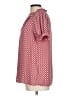 Max Studio 100% Polyester Red 3/4 Sleeve Polo Size L - photo 5