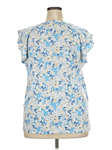 LC Lauren Conrad Short Sleeve Blouse (view 2)