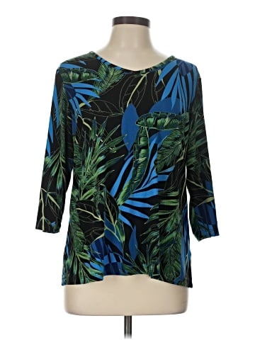 Susan Graver 3/4 Sleeve Blouse (view 1)