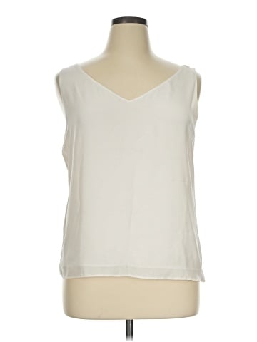 Lafayette 148 New York Sleeveless Silk Top (view 1)