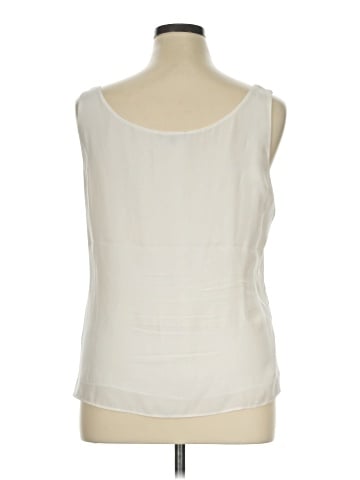 Lafayette 148 New York Sleeveless Silk Top (view 2)
