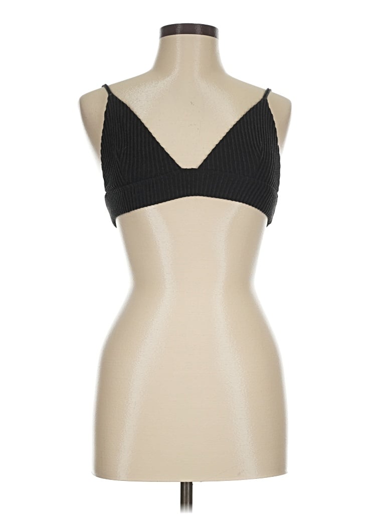 Pre-owned Bo+tee Tank Top Black Strapless Neckline Tops