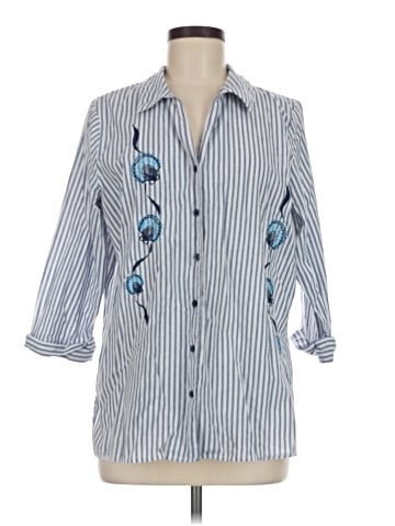 Blair 3/4 Sleeve Button-Down Shirt (view 1)