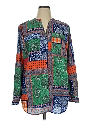 Calvin Klein Long Sleeve Button-Down Shirt (view 1)