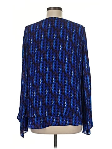 Parker 3/4 Sleeve Silk Top (view 2)