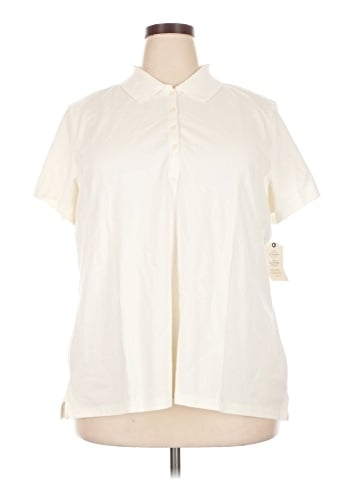 St. John's Bay Short Sleeve Polo (view 1)