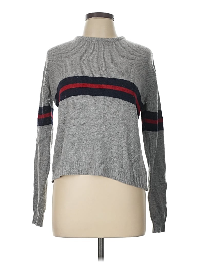 Pre-owned Brandy Melville Wool Pullover Sweater In Gray