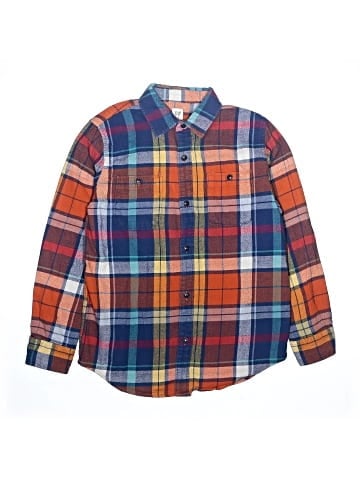 Gap Kids Long Sleeve Button-Down Shirt (view 1)
