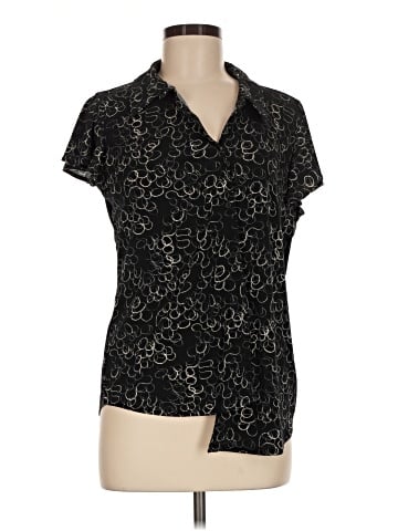 Adrianna Papell Short Sleeve Polo (view 1)
