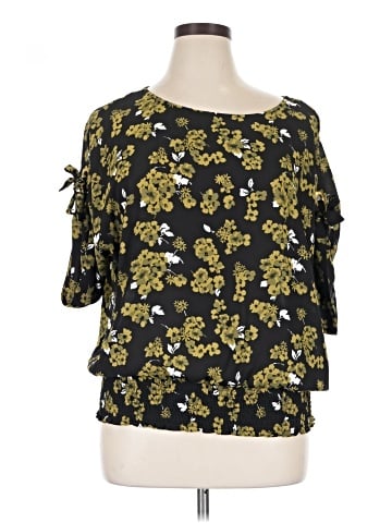 MICHAEL Michael Kors 3/4 Sleeve Blouse (view 1)