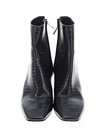 Jimmy Choo Embossed Leather Ankle Boots (view 2)