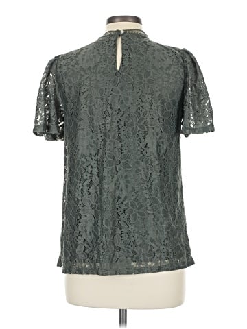 Cable & Gauge Short Sleeve Blouse (view 2)