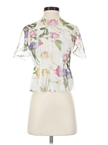 Ted Baker London Short Sleeve Blouse (view 1)