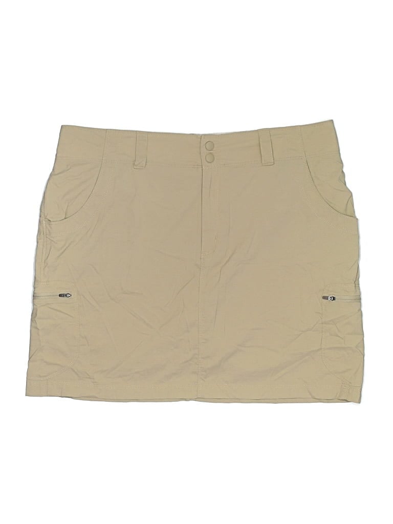Pre-owned L.l.bean Skort In Tan